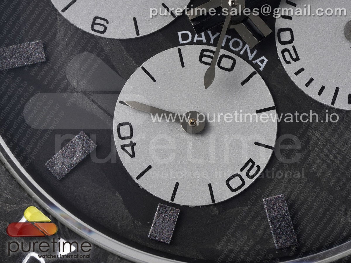 Daytona DIW Carbon N6F Carbon/White Dial on Black Nylon Strap SA4130 V2
