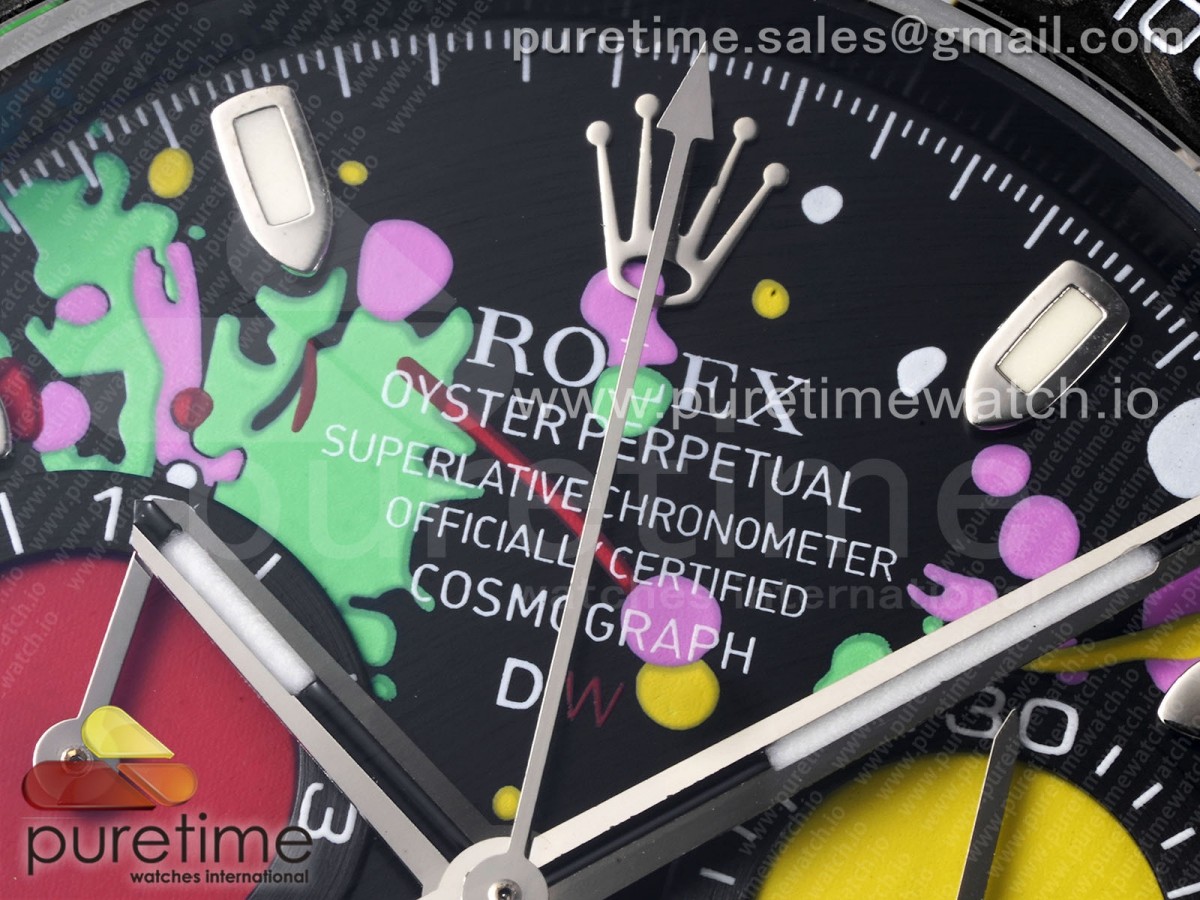 Daytona DIW Carbon N6F Colorful Dial on Black Nylon Strap SA4130 V2