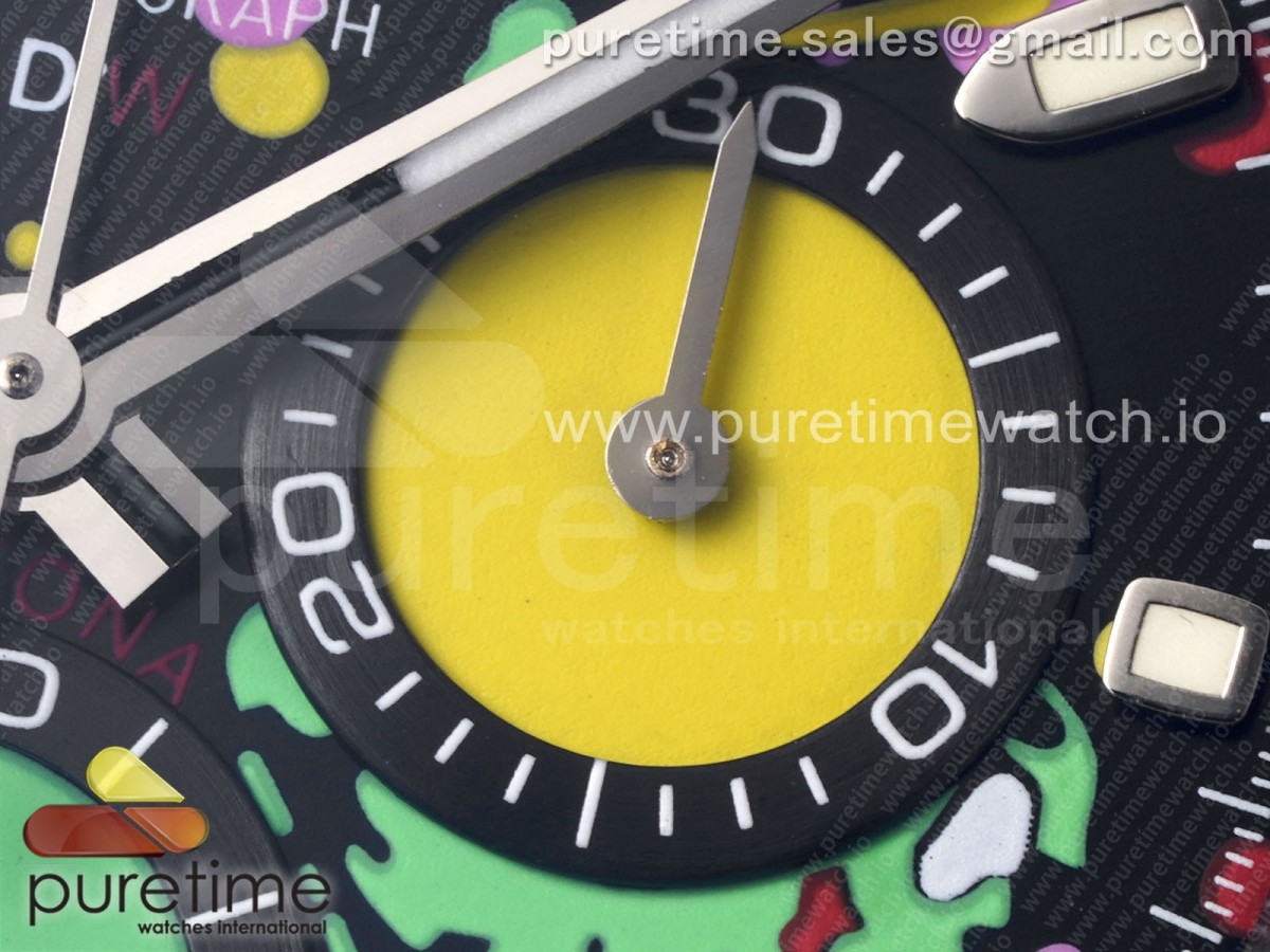 Daytona DIW Carbon N6F Colorful Dial on Black Nylon Strap SA4130 V2