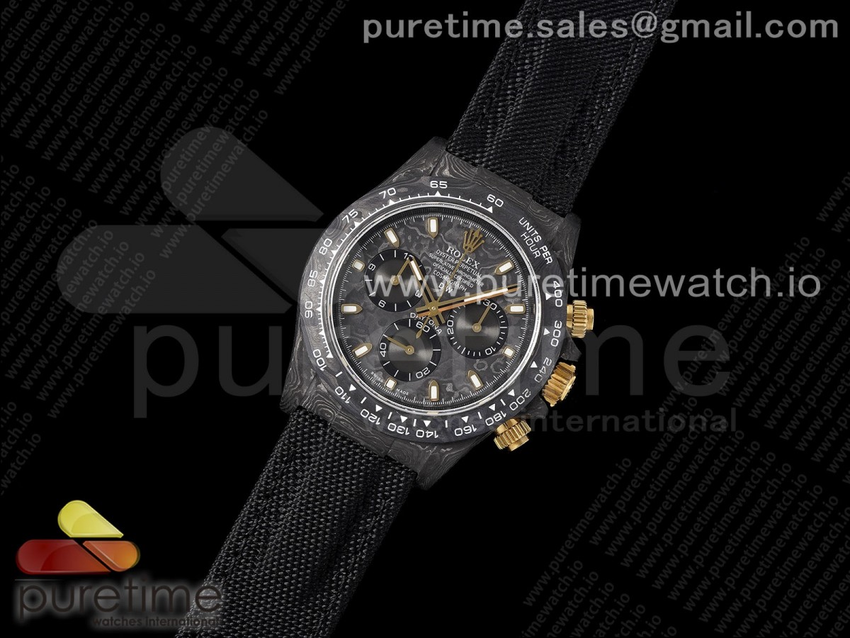 Daytona DIW Carbon N6F Carbon/Black RG Dial on Black Nylon Strap SA4130 V2