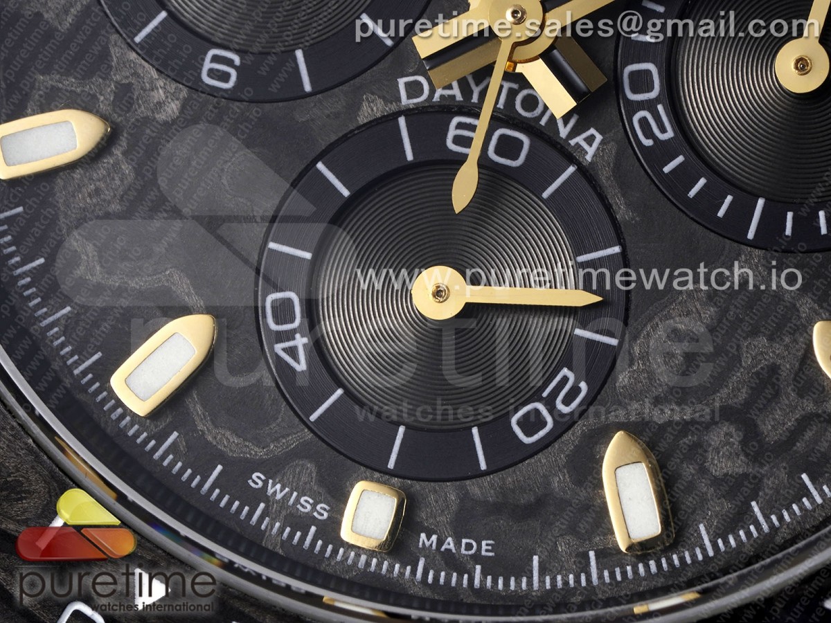 Daytona DIW Carbon N6F Carbon/Black RG Dial on Black Nylon Strap SA4130 V2