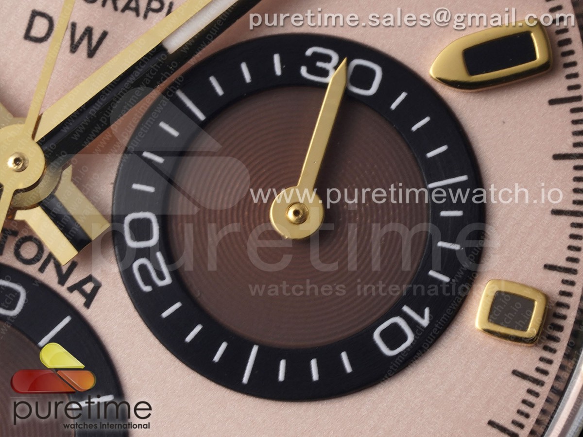 Daytona DIW Carbon N6F Purple/Brown Dial on Purple/Brown Nylon Strap SA4130 V2
