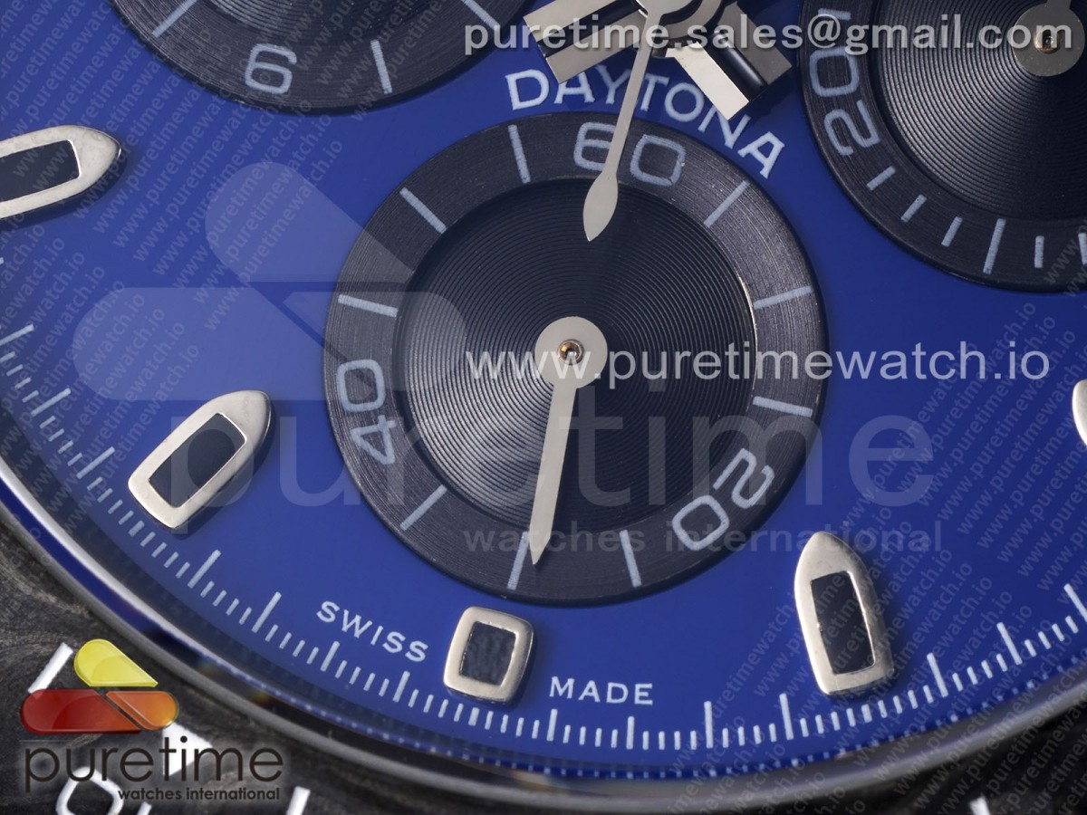 Daytona DIW Carbon N6F Blue/Black Dial on Blue Nylon Strap SA4130 V2