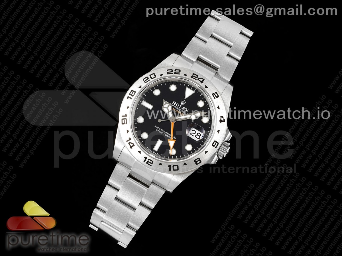 Explorer II 42mm 226570 Black 904L SS GMF Black Dial on Bracelet VR3285 CHS
