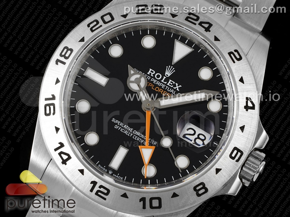 Explorer II 42mm 226570 Black 904L SS GMF Black Dial on Bracelet VR3285 CHS