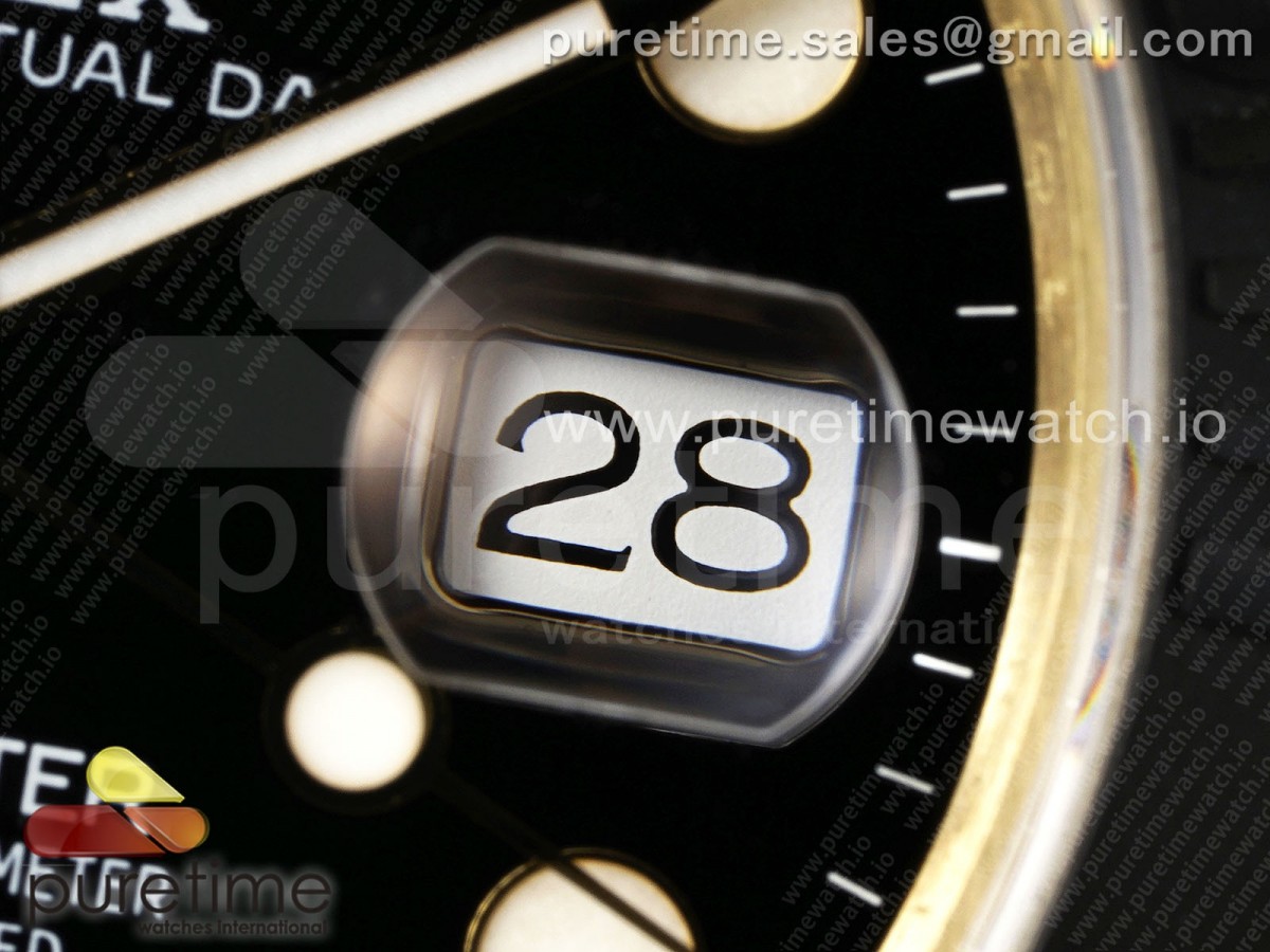 Yacht-Master 42mm 226658 YG JDF 3D Black Ceramic Bezel on Oysterflex Strap VR3235