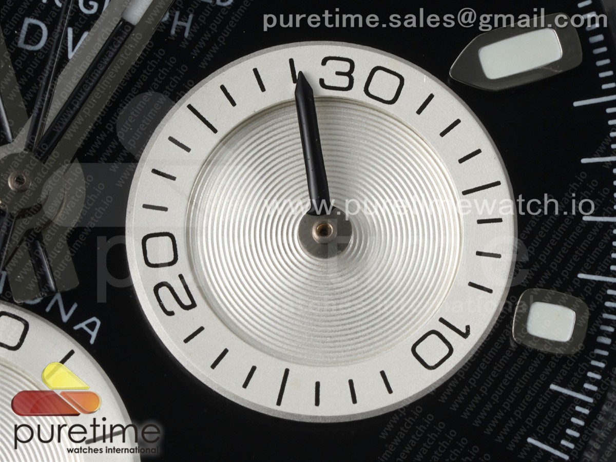 Daytona DIW White Carbon Case DIWF Edition Black/White Dial on Black Nylon Strap A7750