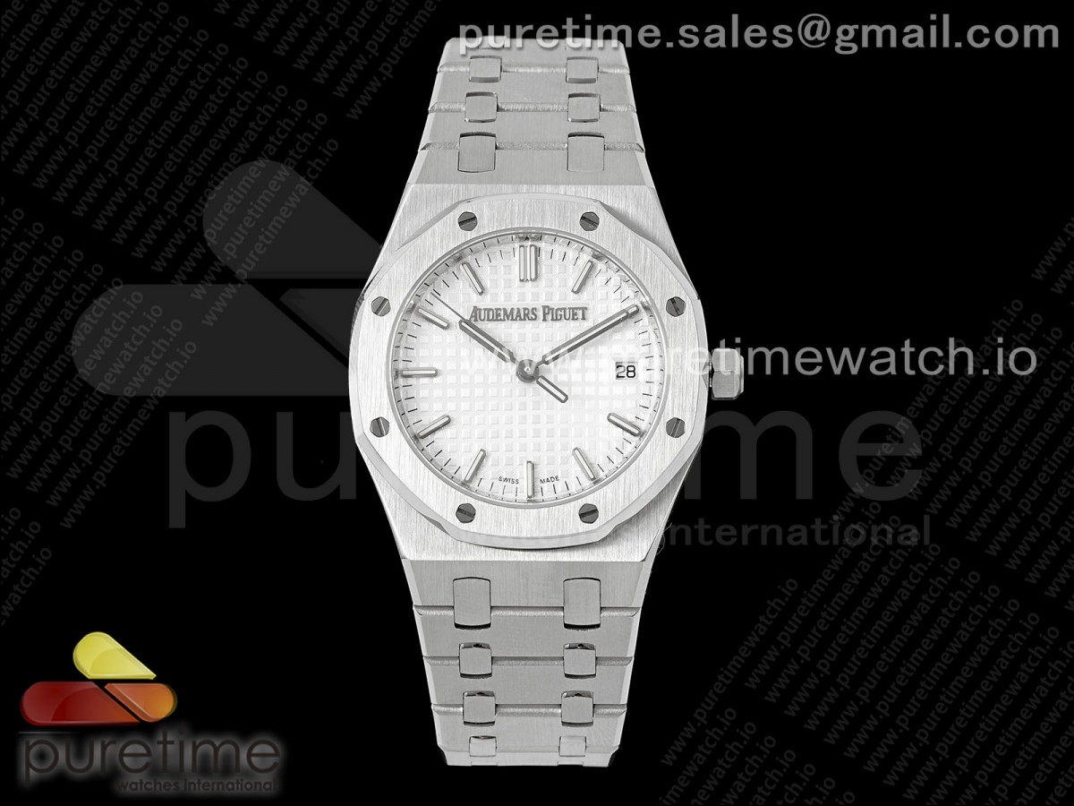 Royal Oak 34mm SS BF White Dial on SS Bracelet A5800