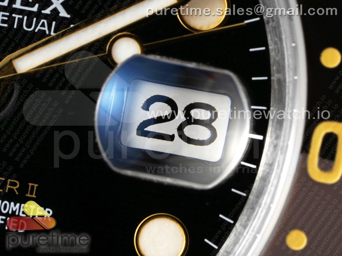 GMT Master II 126713 904L SS APF Black Dial on Jubilee Bracelet VR3285 CHS