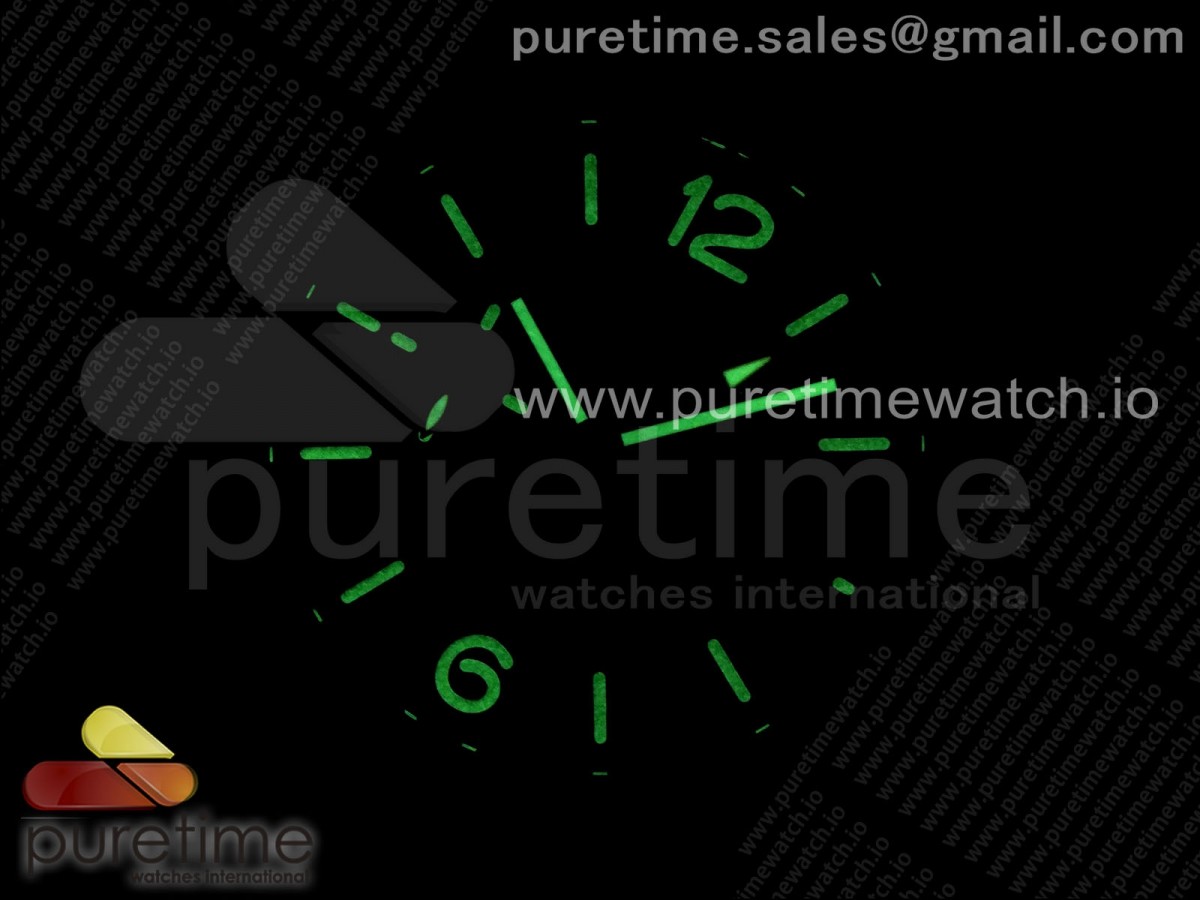 PAM1279 X Luminor GMT 42mm Titanium VSF Blue Dial on Black Leather Strap P.9011