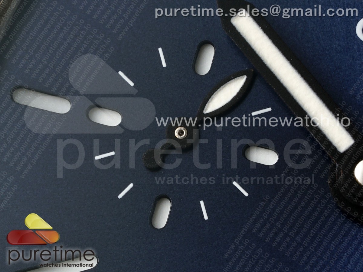 PAM1279 X Luminor GMT 42mm Titanium VSF Blue Dial on Black Leather Strap P.9011