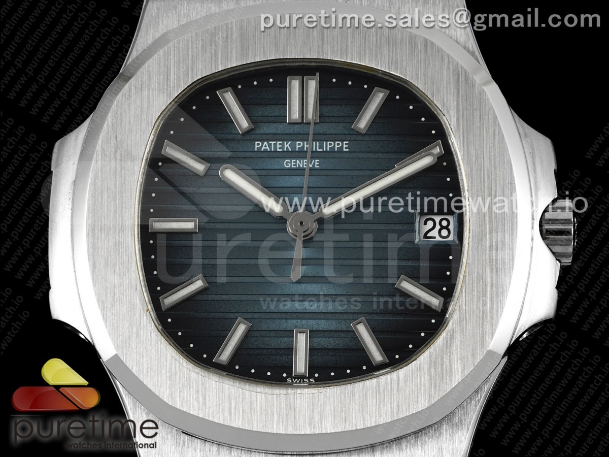 Nautilus 5711 BPF Blue Textured Dial on SS Bracelet A324