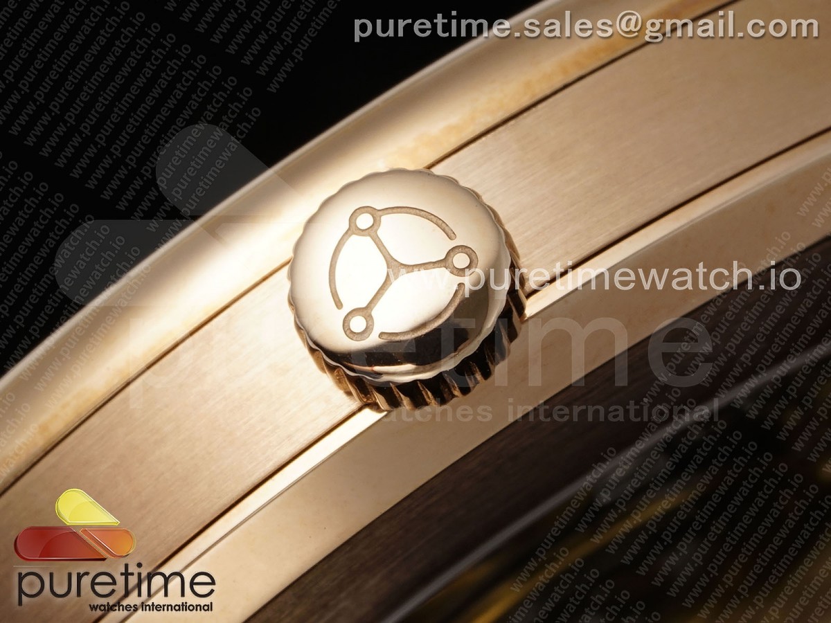 Saxonia Thin RG F8F Edition Orange Dial on Black Leather Strap A23J