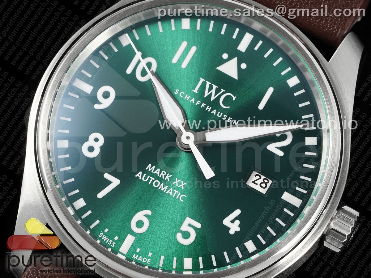 Pilot Mark XX BLSF Green Dial on Brown Leather Strap MIYOTA 9015