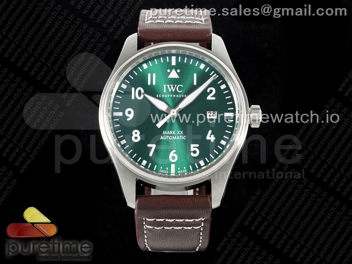 Pilot Mark XX BLSF Green Dial on Brown Leather Strap MIYOTA 9015