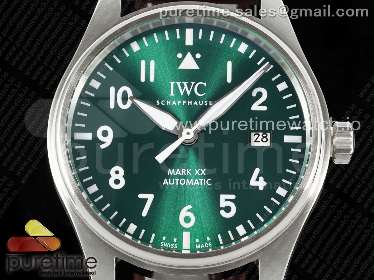 Pilot Mark XX BLSF Green Dial on Brown Leather Strap MIYOTA 9015