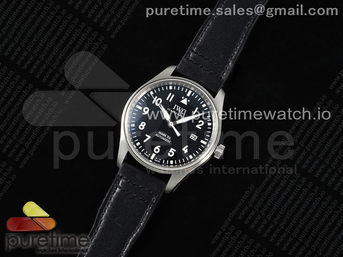 Pilot Mark XX BLSF Black Dial on Black Leather Strap MIYOTA 9015