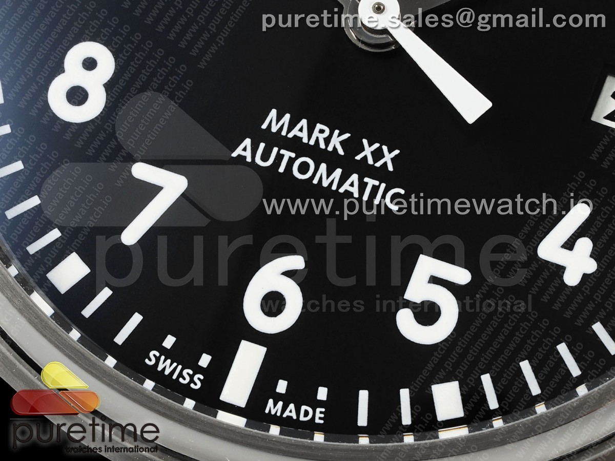 Pilot Mark XX BLSF Black Dial on Black Leather Strap MIYOTA 9015