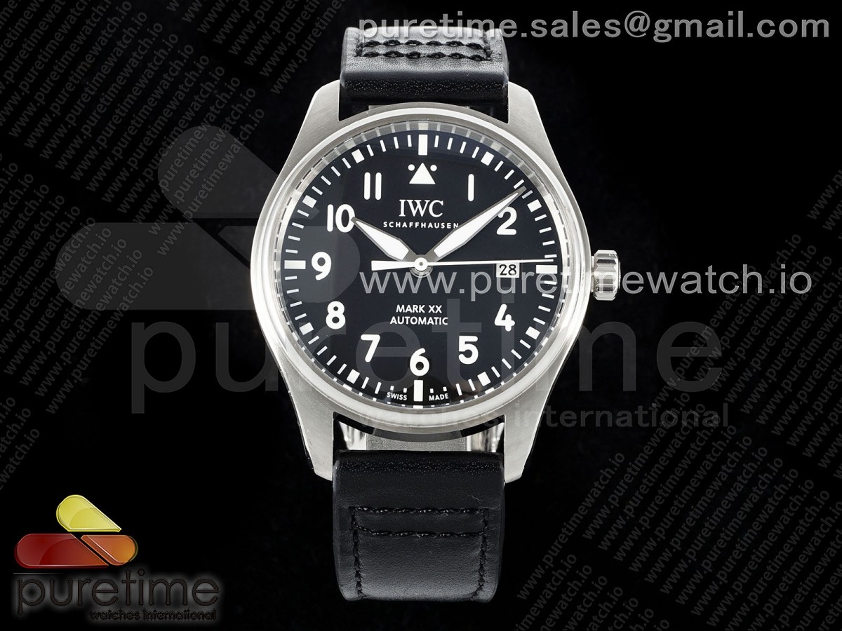 Pilot Mark XX BLSF Black Dial on Black Leather Strap MIYOTA 9015