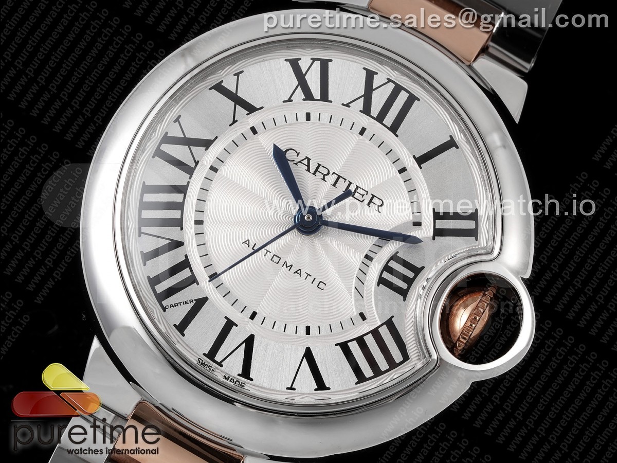 Ballon Bleu 33mm SS/RG AF Silver Dial on SS/RG Bracelet SEIKO NH05A