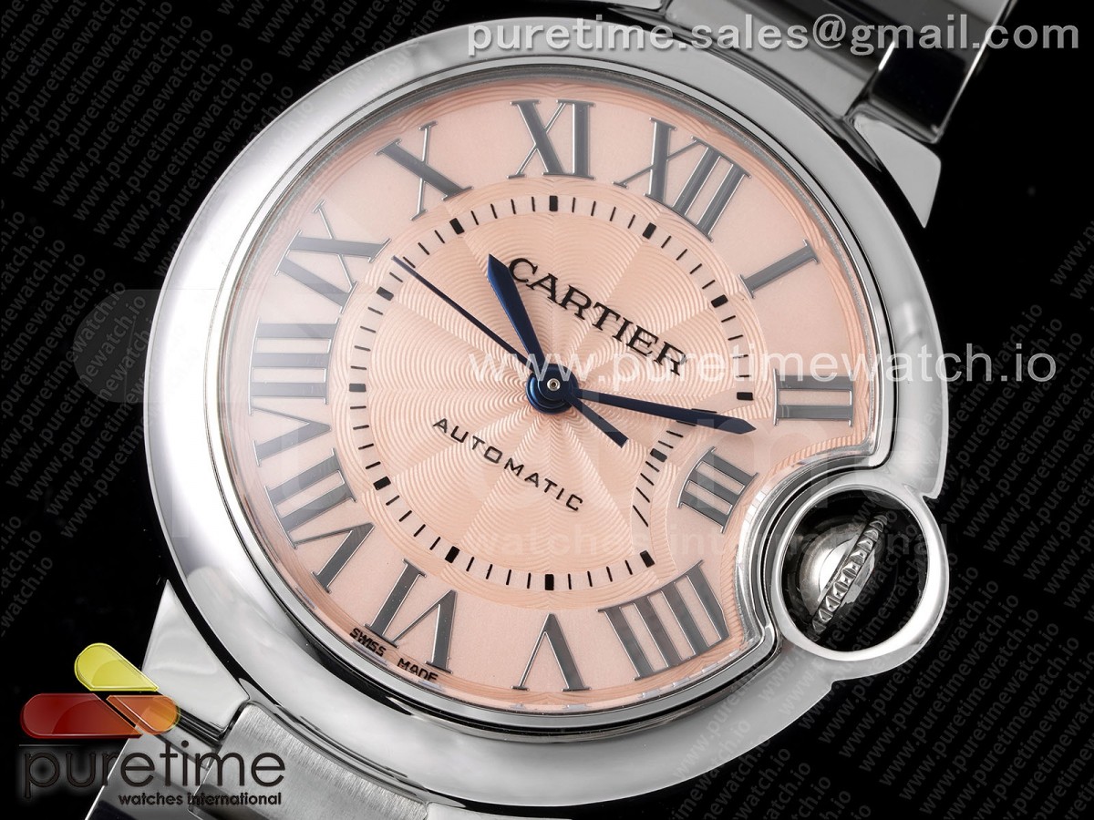 Ballon Bleu 33mm SS AF Pink Dial on SS Bracelet SEIKO NH05A