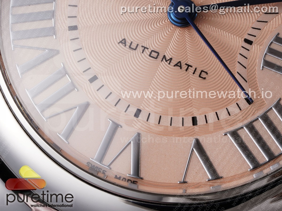 Ballon Bleu 33mm SS AF Pink Dial on SS Bracelet SEIKO NH05A