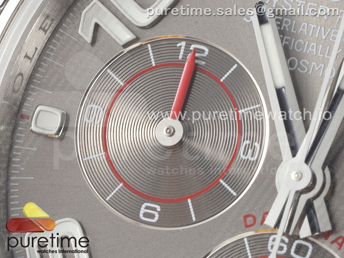 Daytona 116509 QF Gray Numeral Dial on SS Bracelet SH4130 V3 (Gain Weight)