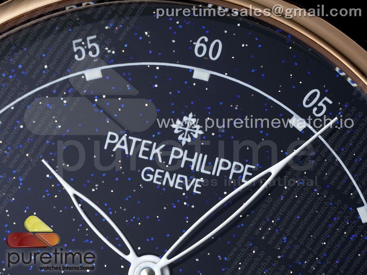 VC Tourbillon RG RMSF Edition Blue Dial on Blue Leather Strap