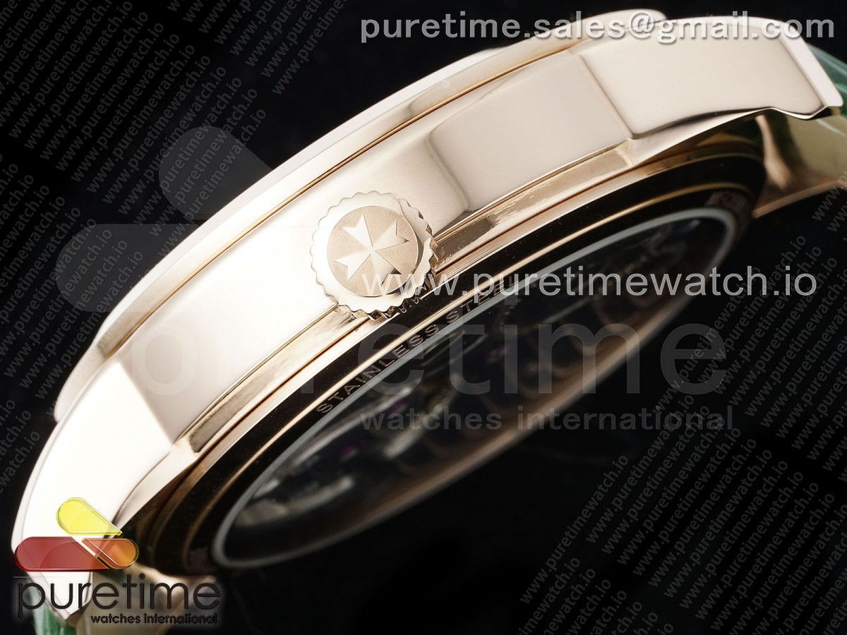 VC Tourbillon RG RMSF Edition Green Dial on Green Leather Strap
