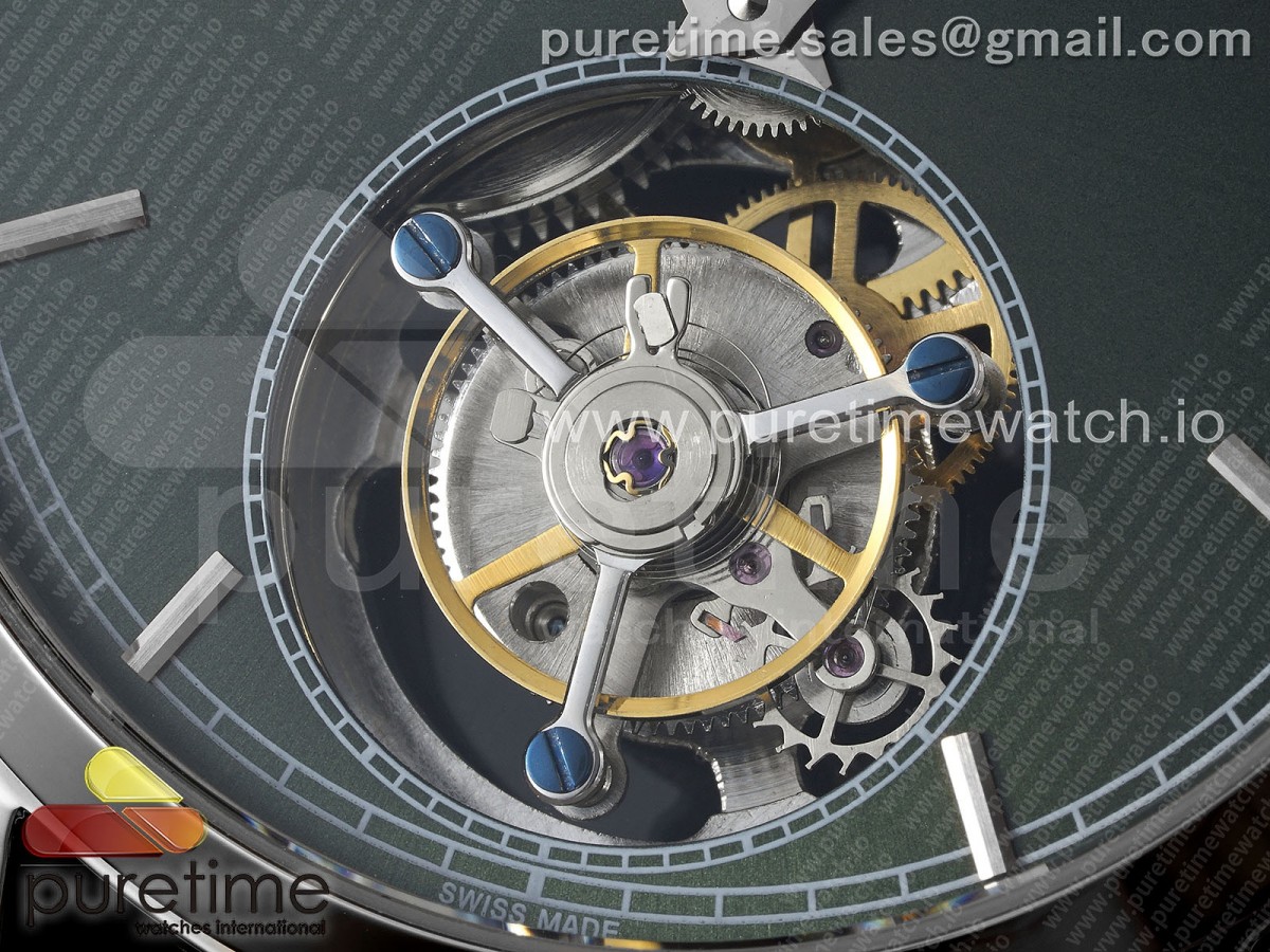 VC Tourbillon SS RMSF Edition Green Dial on Green Leather Strap