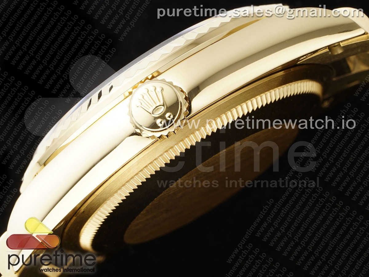 Day Date 36 YG TWSF Diamonds Dial on YG Bracelet A2836