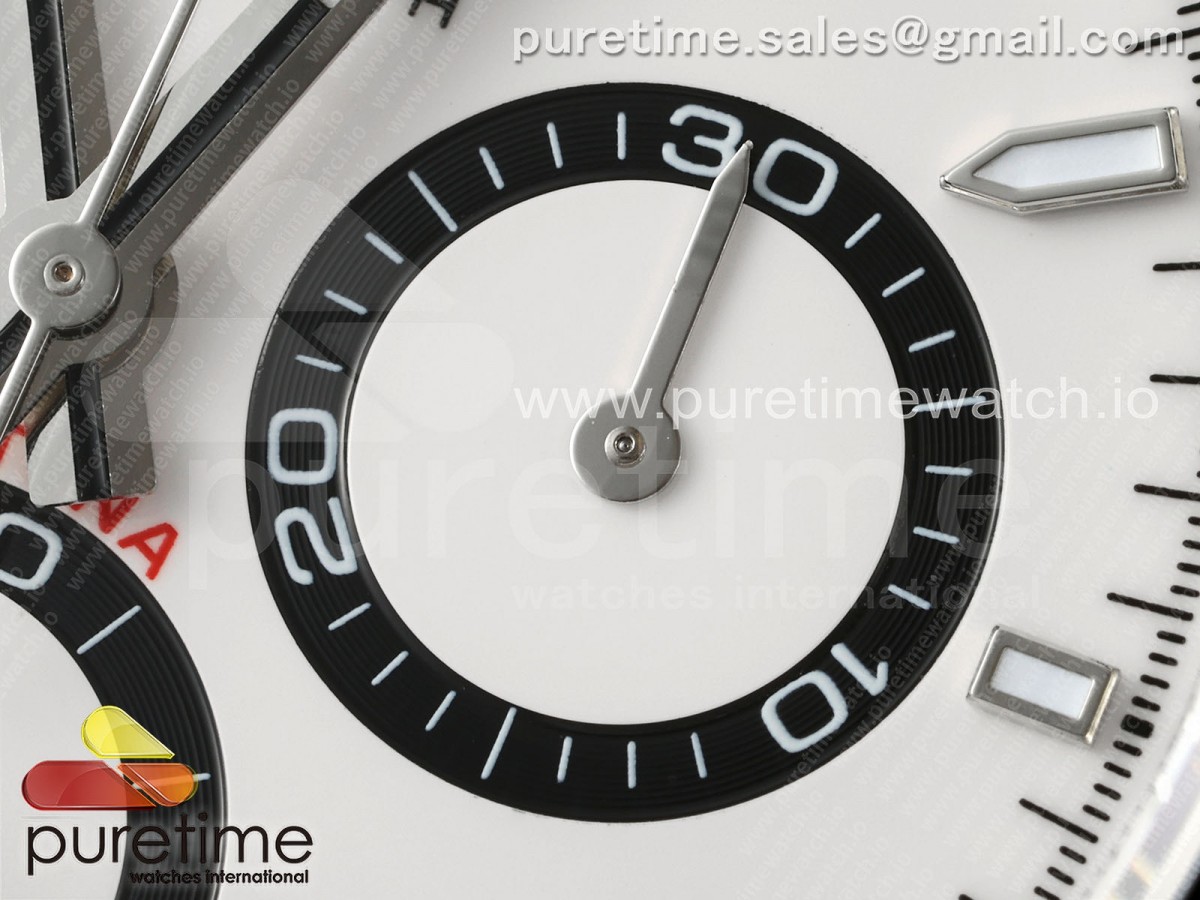 2023 Daytona 126500 AR+F 904L SS Case and Bracelet White Dial SA4131