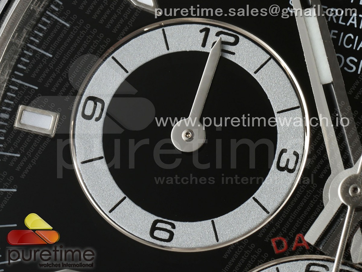 2023 Daytona 126500 AR+F 904L SS Case and Bracelet Black Dial SA4131
