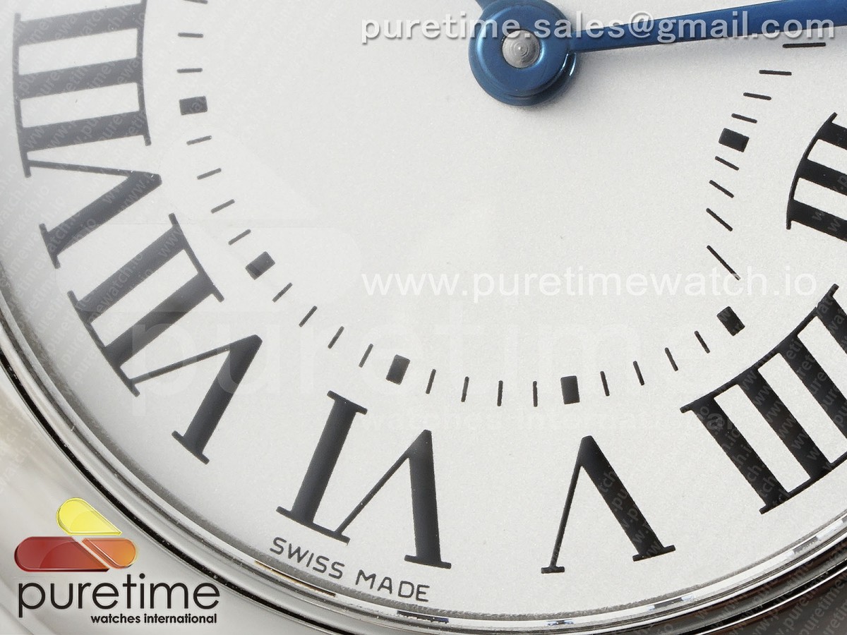 Ballon Bleu Ladies 28mm SS/YG AF White Dial Bezel on SS/YG Bracelet Ronda Quartz