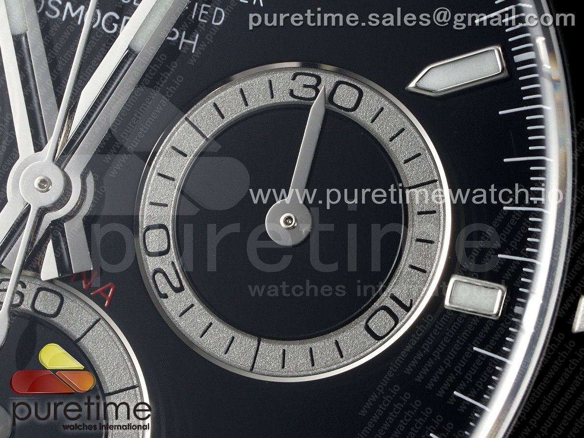 2023 Daytona 126500 Clean 904L Steel Black Dial on SS Braclet SH4131