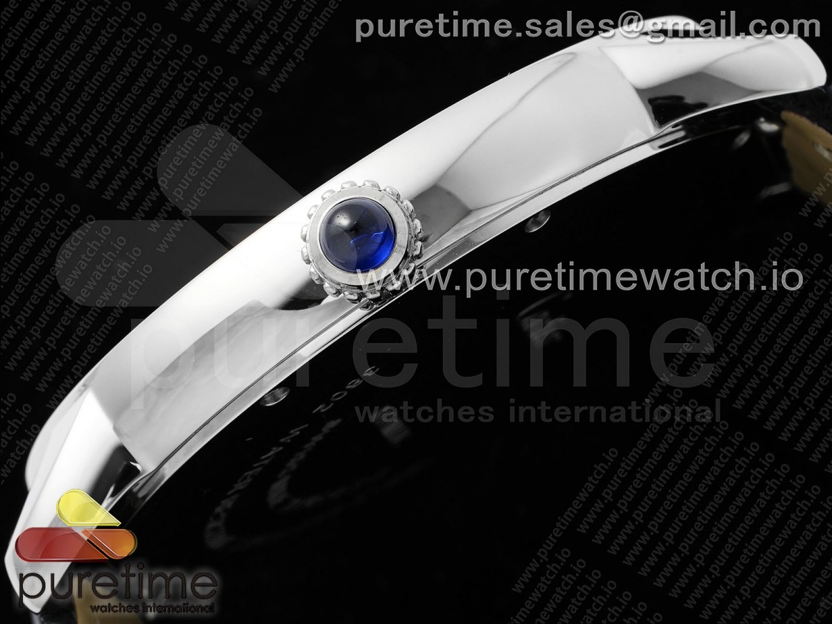 Ronde Solo 42mm SS AF White Dial on Black Leather Strap MIYOTA 9015