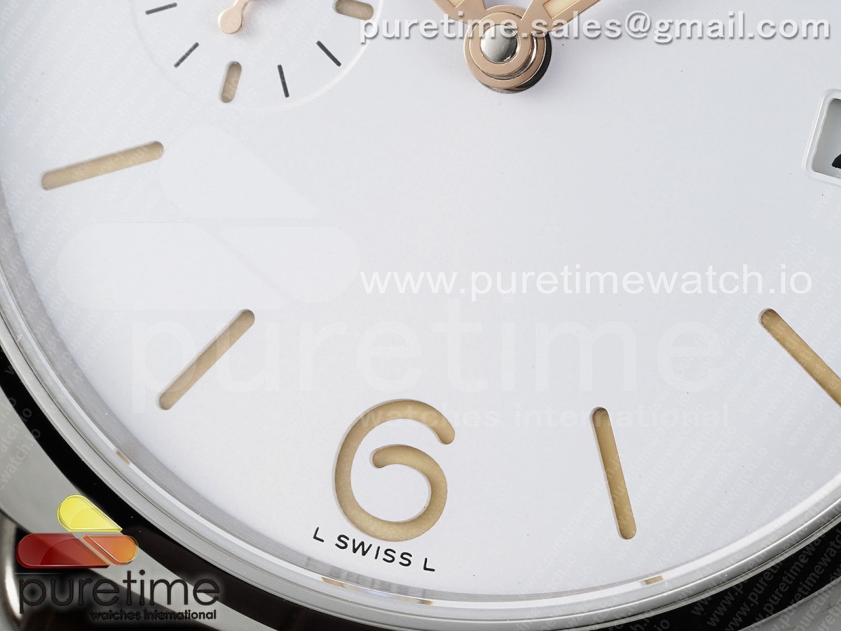 PAM1292 Radiomir 40mm VSF White Dial on Brown Leather Strap P900