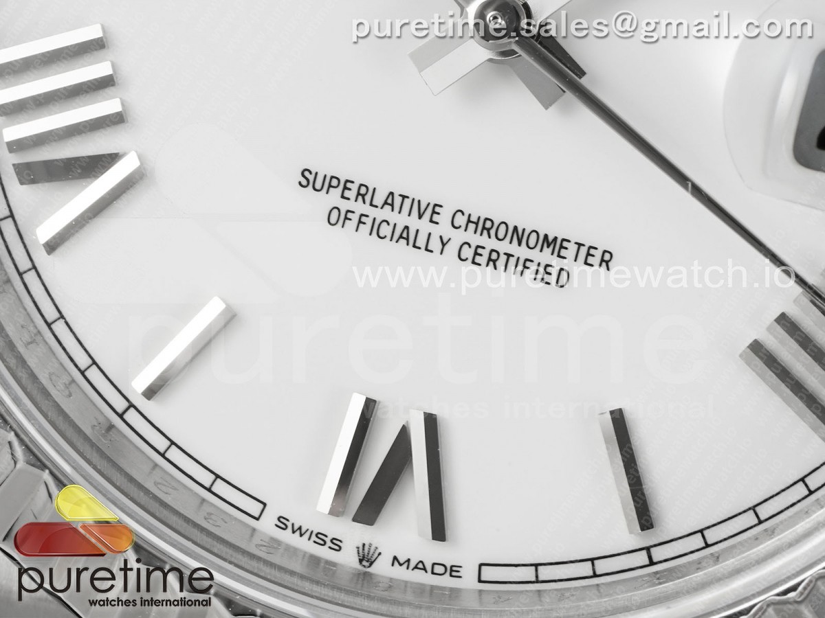 Day Date 40 SS 228236 ARF White Roman Dial on President Bracelet VR3255 (Gain Weight)