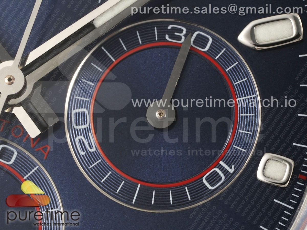 Daytona 116509 KING Blue Dial on SS Bracelet SH4130