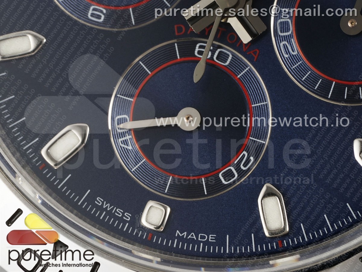 Daytona 116509 KING Blue Dial on SS Bracelet SH4130