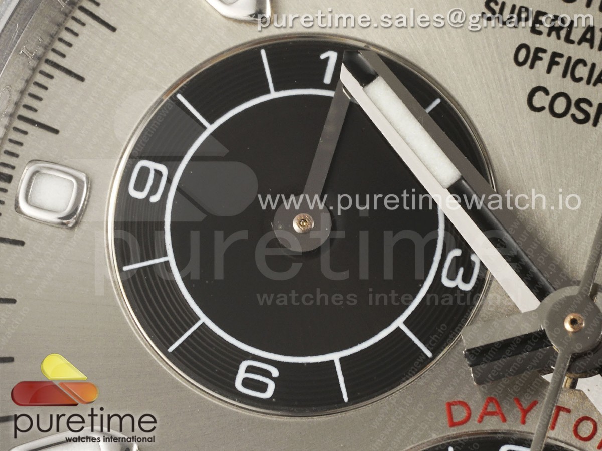 Daytona 116509 KING Gray Dial on SS Bracelet SH4130