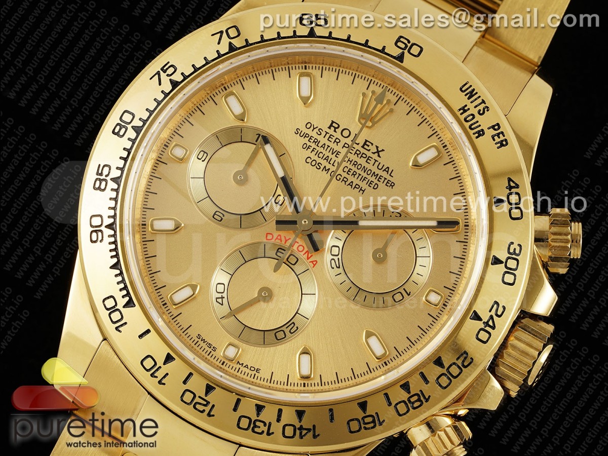 Daytona 116508 KING YG Dial on YG Bracelet SH4130