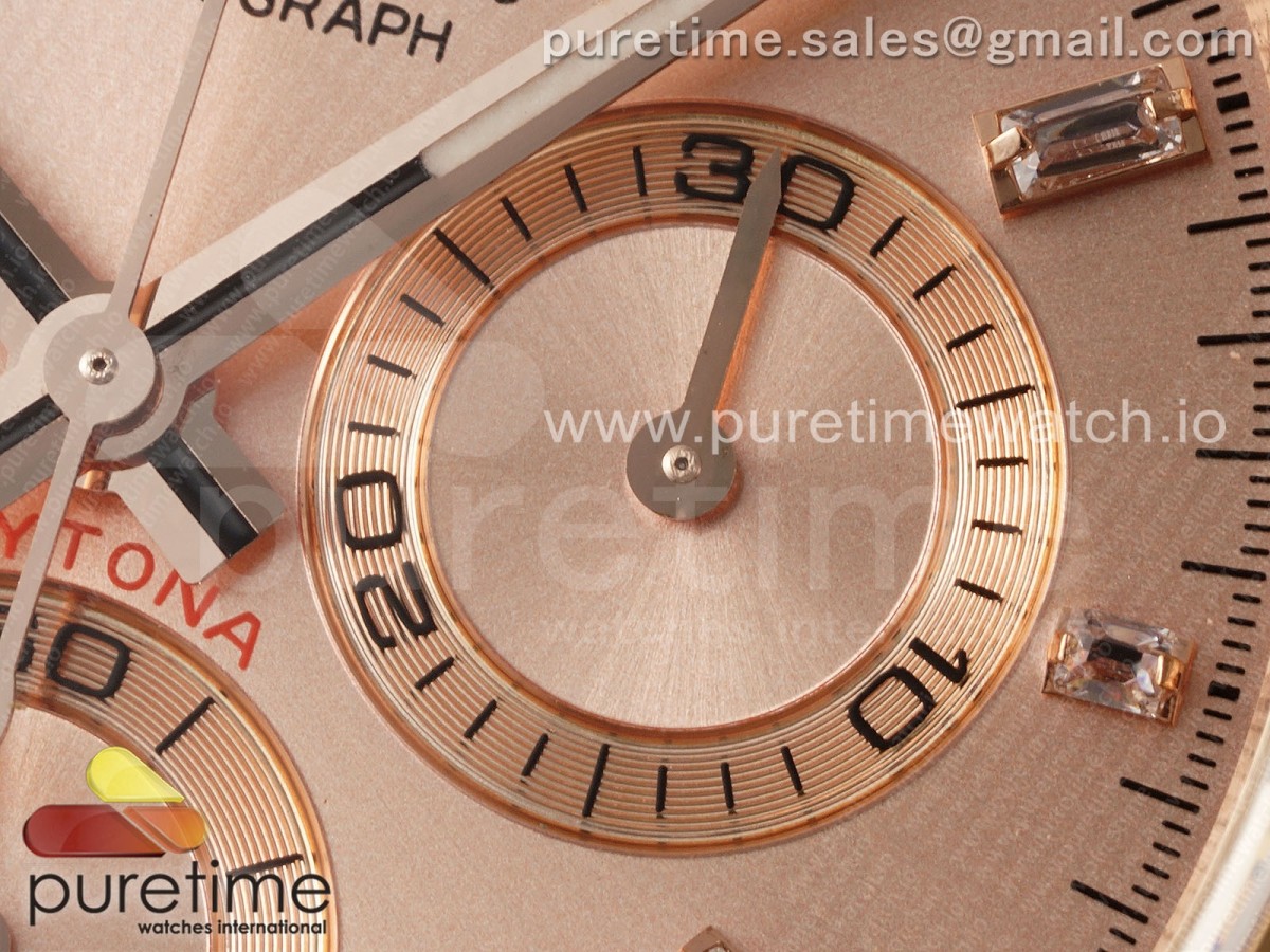 Daytona 116505 KING RG Crystal Dial on RG Bracelet SH4130