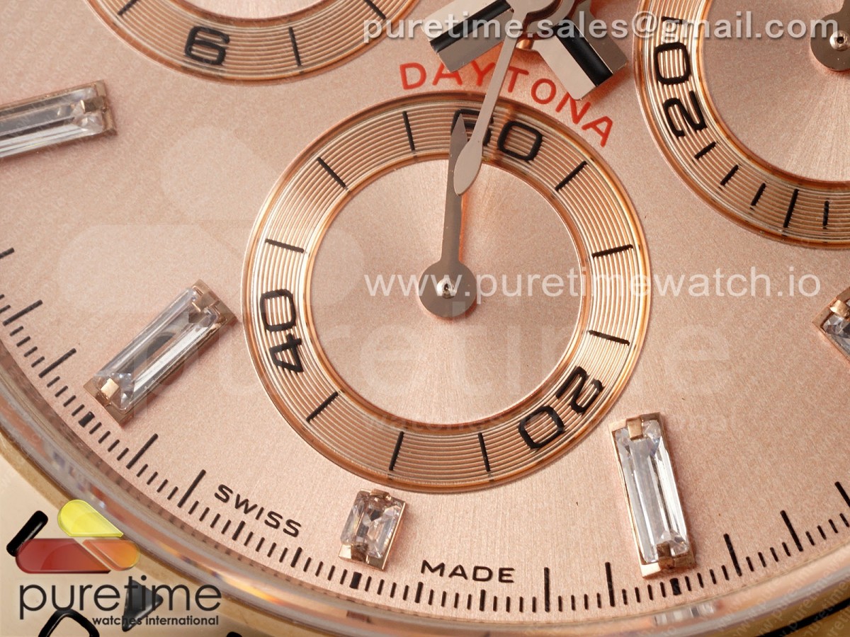 Daytona 116505 KING RG Crystal Dial on RG Bracelet SH4130