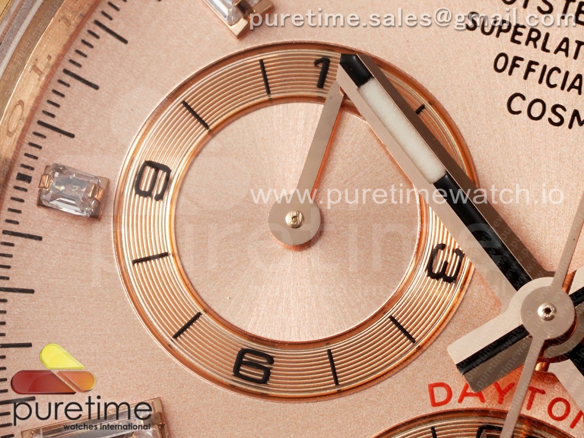 Daytona 116505 KING RG Crystal Dial on RG Bracelet SH4130
