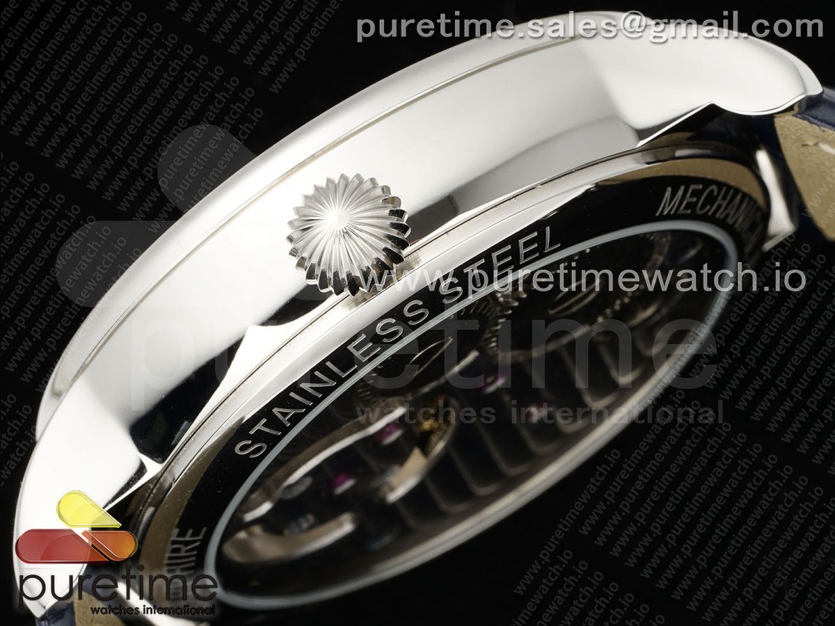 PP Tourbillon SS RMSF Edition Dark Blue Dial on Black Leather Strap