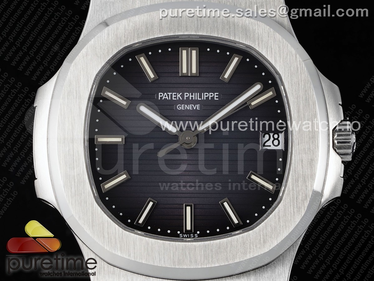 Nautilus 5711 SS PPF Gray Dial on SS Bracelet A330 V5
