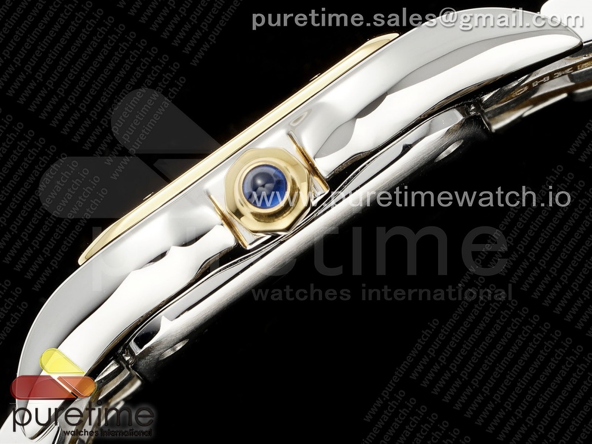 Panthère Ladies 22mm SS/YG AF White Dial on SS/YG Bracelet Ronda Quartz