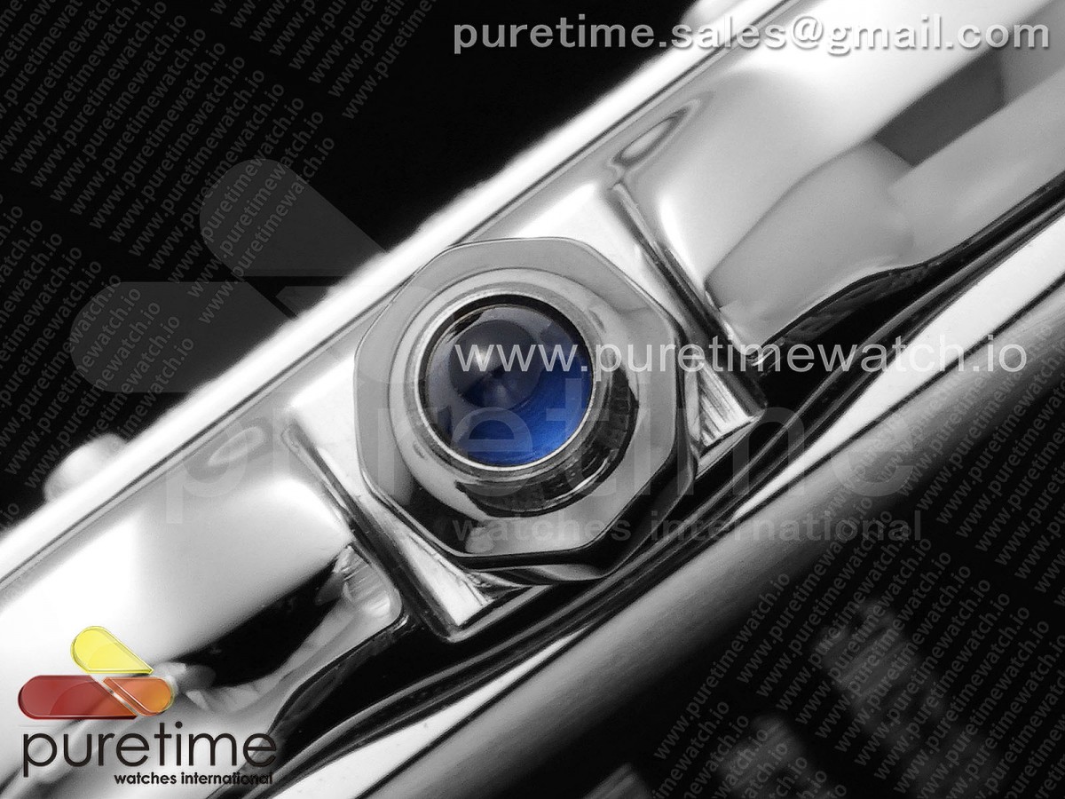 Panthère Ladies 22mm SS AF White Dial Diamonds Bezel on SS Bracelet Ronda Quartz