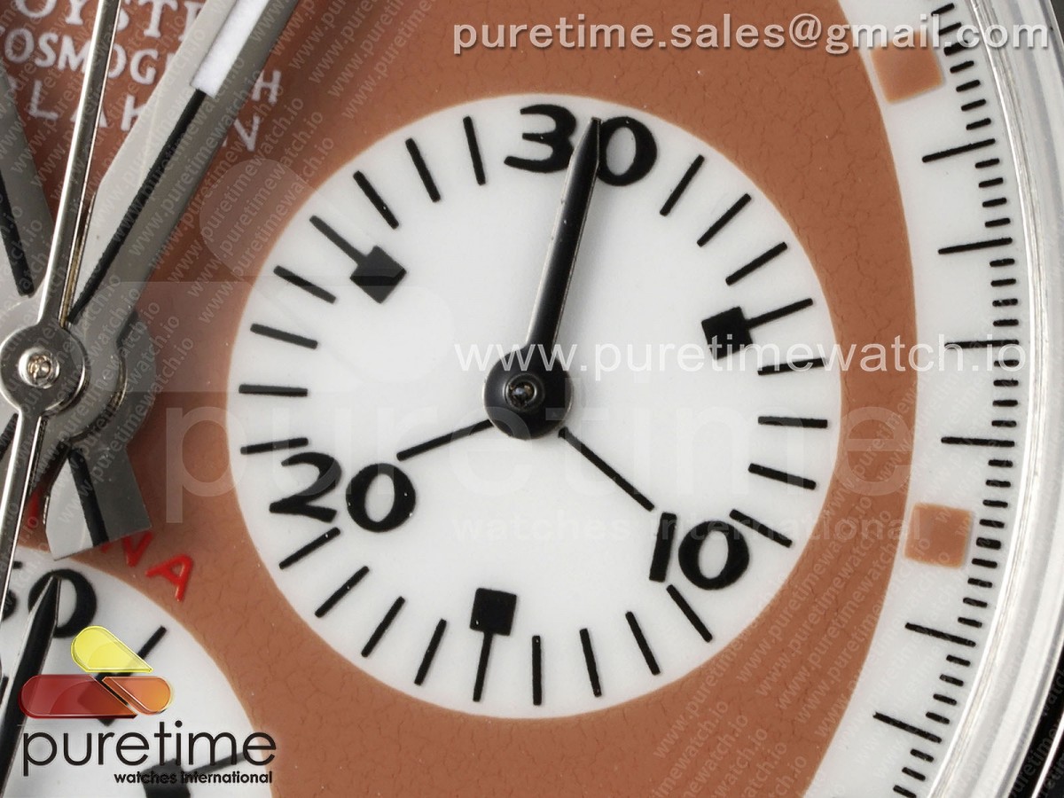 Daytona Blaken Vintage SS EF Orange/Black Dial on SS Bracelet A7750